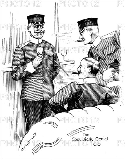 'The Convivially Genial CO', 1896. Artist: Unknown