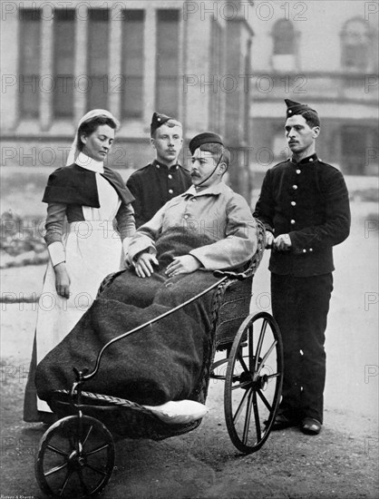 The convalescent, Herbert Hospital, Woolwich, London, 1896. Artist: Gregory & Co