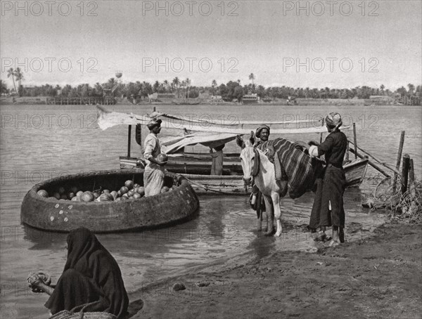 Transport in Iraq, 1925. Artist: A Kerim