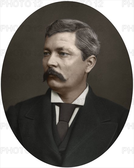 Henry Morton Stanley, African explorer, 1880.Artist: Lock & Whitfield