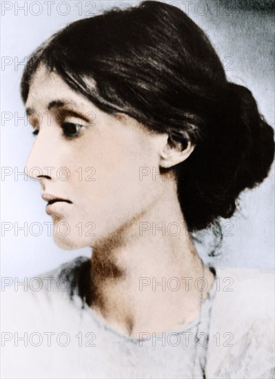 Virginia Woolf, English novelist, essayist and critic, early 20th century. Artist: Unknown