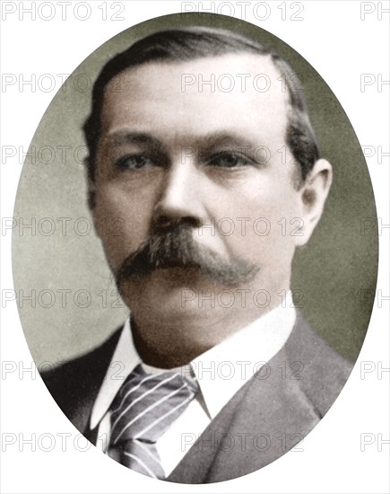 Arthur Conan Doyle, Scottish writer, c1900. Artist: Unknown