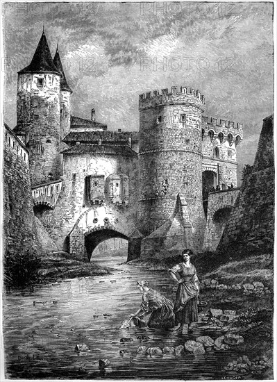 Porte des Allemands (German Gate), Metz, France, 16th century (1882-1884). Artist: Unknown