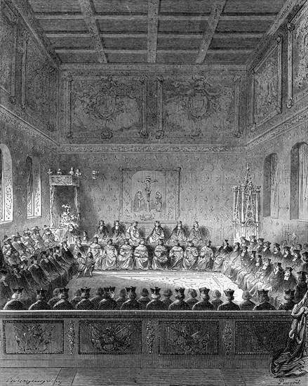 Parliament of Brittany, 1613 (1882-1884). Artist: Unknown