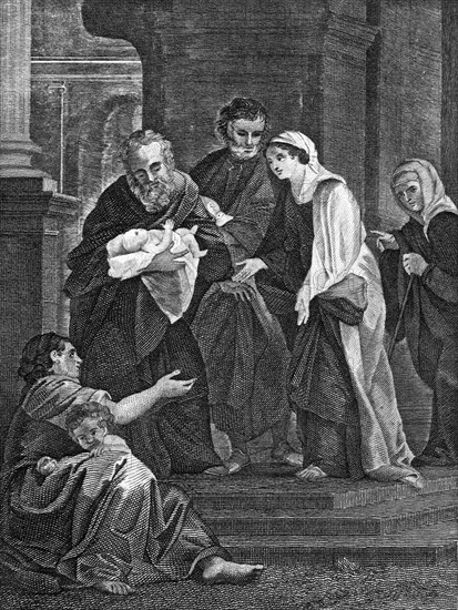 Simeon's benediction, 1814. Artist: Unknown