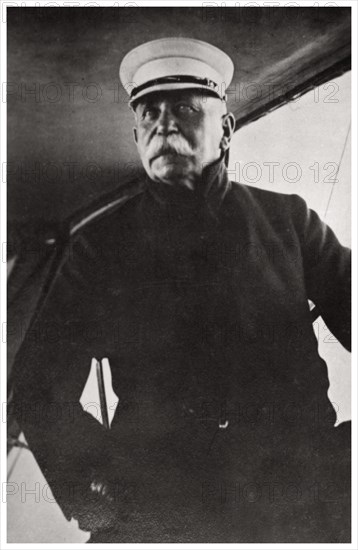 Portrait of Ferdinand, Graf von Zeppelin, early 20th century (1933). Artist: Unknown