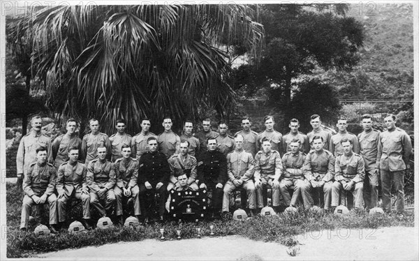 Group portrait of C Company, 2nd Battalion the King's Regiment, Iraq, 1926. Artist: Unknown