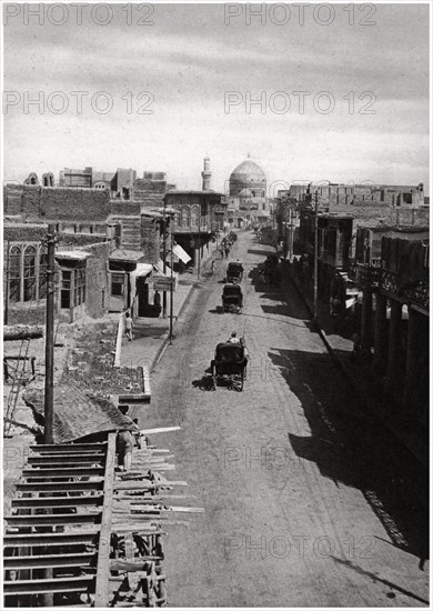 A street in Baghdad, Iraq, 1925. Artist: A Kerim