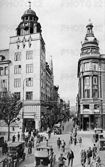 Street, Copenhagen, Denmark, c1922. Artist: Edward Galloway