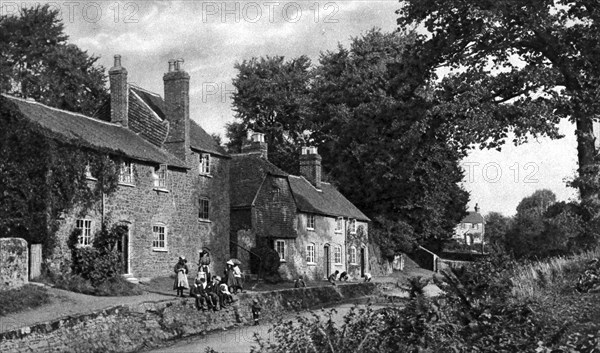 The Swan Inn, Fittleworth, Sussex, c1922. Artist: Horace Walter Nicholls