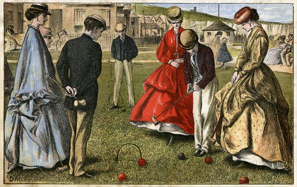 Croquet, 19th century(?). Artist: Unknown