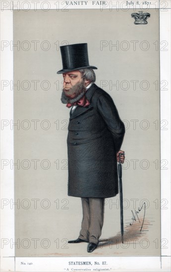 'A Conservative religionist', 1871.  Artist: Carlo Pellegrini