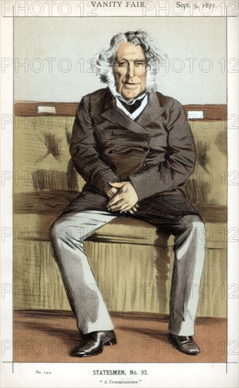 'A Commissioner', 1871. Artist: Coide