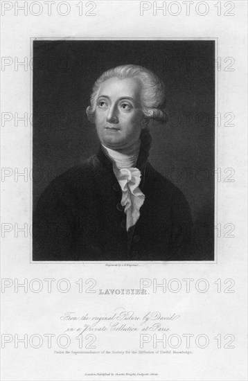 Antoine Lavoisier, 18th century French chemist, 19th century.  Creator: CE Wagstaff.