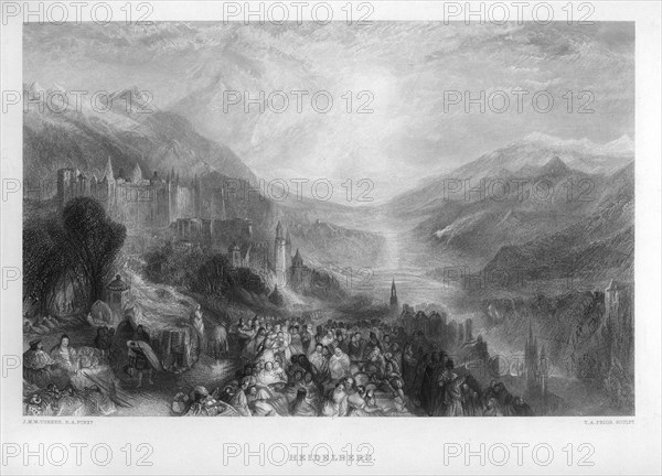 'Heidelberg', 19th century.Artist: TA Prior