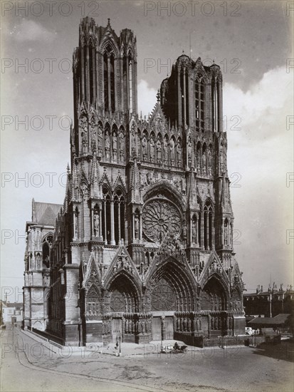 Cathedral of Notre-Dame, Reims, France, late 19th or early 20th century. Artist: Unknown