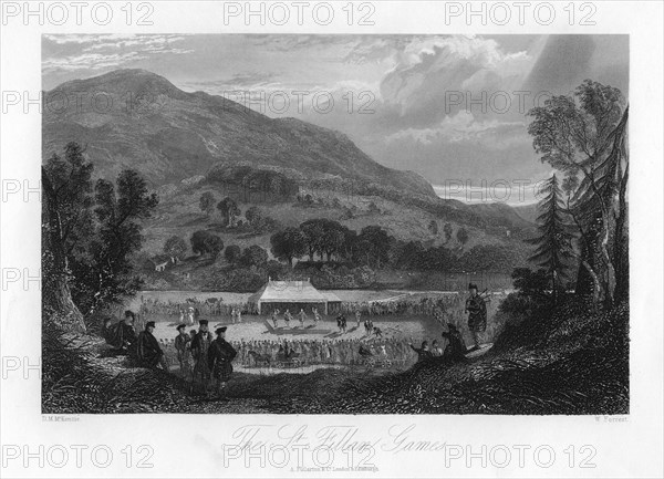 'The St Fillan Games', Scotland, 19th century(?).Artist: W Forrest