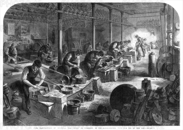 Steel manufactures of Sheffield, Yorkshire, 1866. Creator: Mason Jackson.