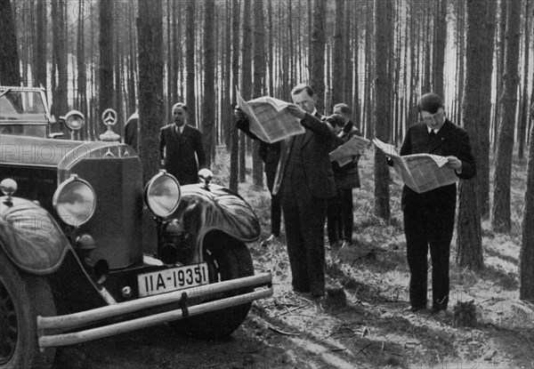 A break in the woods, 1936. Artist: Unknown