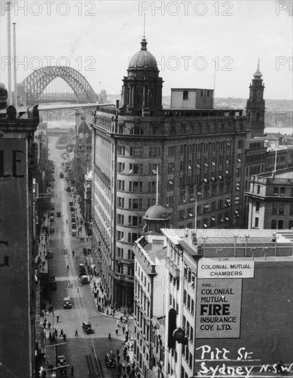 Pitt Street, Sydney, New South Wales, Australia, 1945. Artist: Unknown