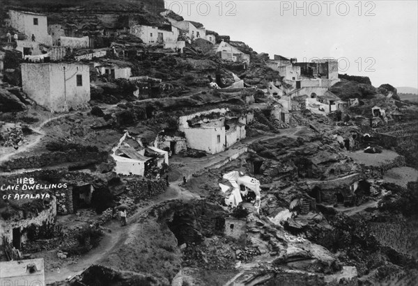 Cave dwellings of Atalaya, Gran Canaria, Canary Islands, Spain, 20th century. Artist: Unknown