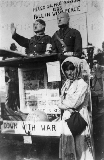 Propaganda sign, Famagusta, Cyprus, c1939. Artist: Unknown