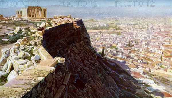 Erechtheion, Athens, Greece, c1924. Artist: Unknown