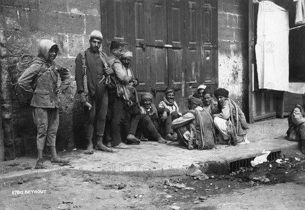 Street scene, Beiruit, Lebanon, c1920s-c1930s(?). Artist: Unknown