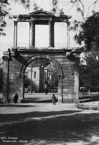 Hadrian's Arch, Athens, Greece, c1920s-c1930s(?). Artist: Unknown