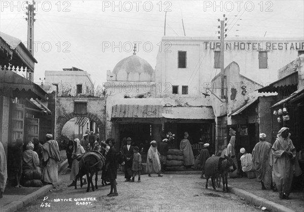 Street scene, Rabat, Morocco, c1920s-c1930s(?). Artist: Unknown