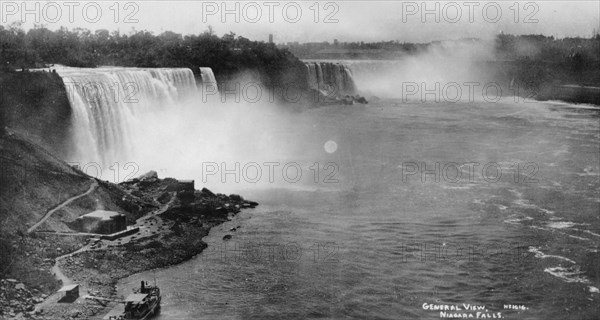 Niagara Falls, USA/Canada, c1930s(?).Artist: Marjorie Bullock