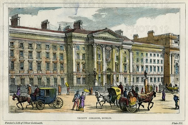 'Trinity College, Dublin', Ireland, c1880. Artist: Unknown