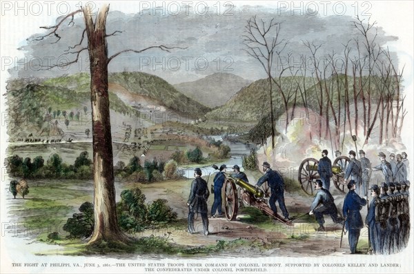 Battle of Philippi, West Virginia, American Civil War, 3 June, 1861. Artist: Unknown