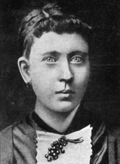 Klara Hitler, mother of Adolf Hitler, c late 1880s(?). Artist: Unknown