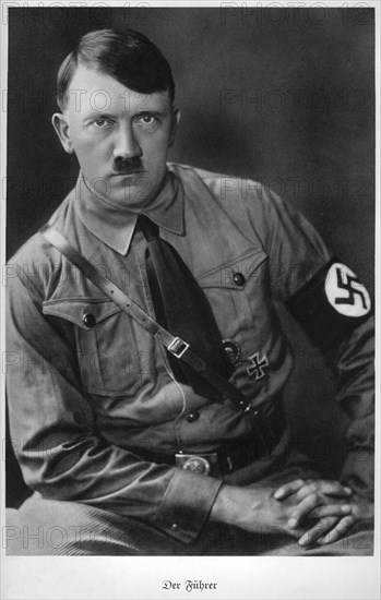 Adolf Hitler, Austrian born dictator of Nazi Germany, c early 1930s(?). Artist: Unknown