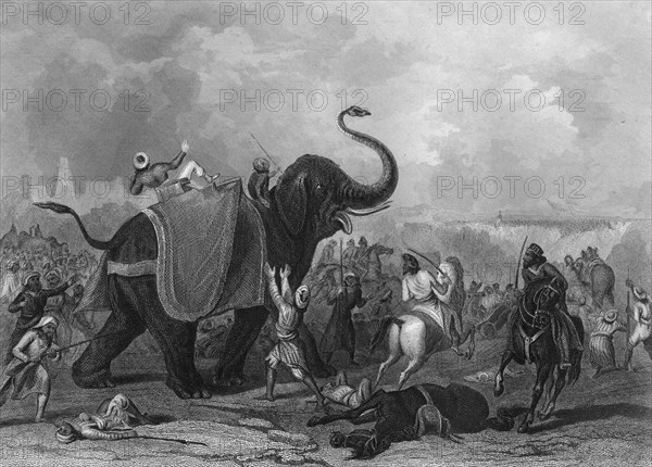 'The Siege of Mooltan' (Multan), India, 1849 (c1857).Artist: J Rogers