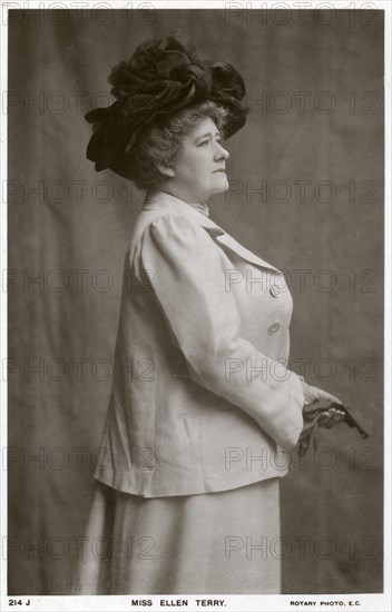 Ellen Terry, British actress, c1900s(?).Artist: Rotary Photo