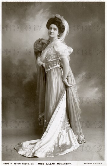 Lillah McCarthy, British actress and theatrical manager, c1900s(?).Artist: Rotary Photo