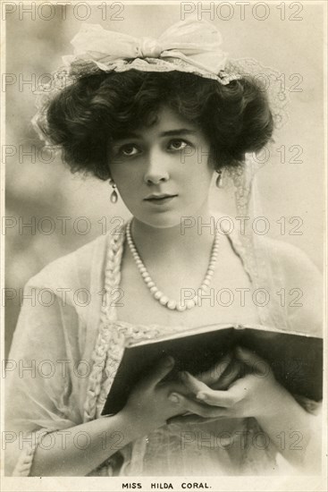 Hilda Coral, British actress, c1900s(?).Artist: Lallie Charles