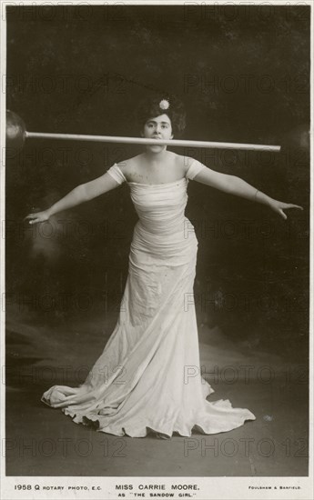 Carrie Moore, Australian actress, c1900s(?).Artist: Rotary Photo