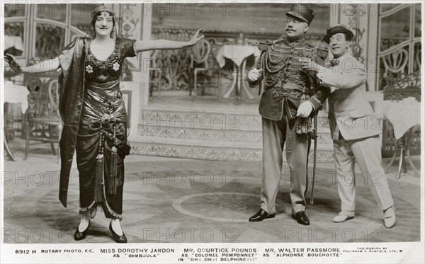 Members of the cast of Oh! Oh! Delphine!!!, c1916.Artist: Rotary Photo