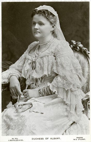 The Duchess of Albany, c1900s(?).Artist: WS Stuart