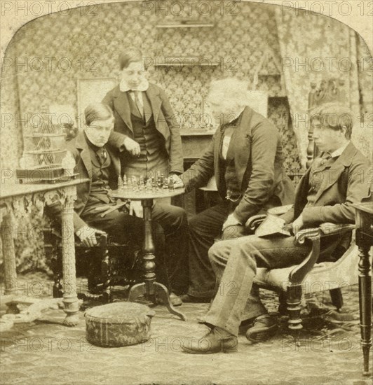 'Chess', 1850s. Artist: Unknown