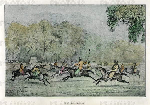 'Polo in Thibet', 19th century(?). Artist: Unknown