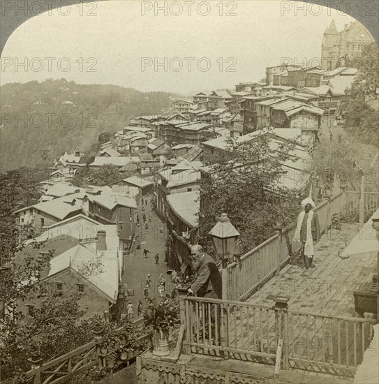 Simla, India's 'summer capital', c1900s(?).Artist: Underwood & Underwood