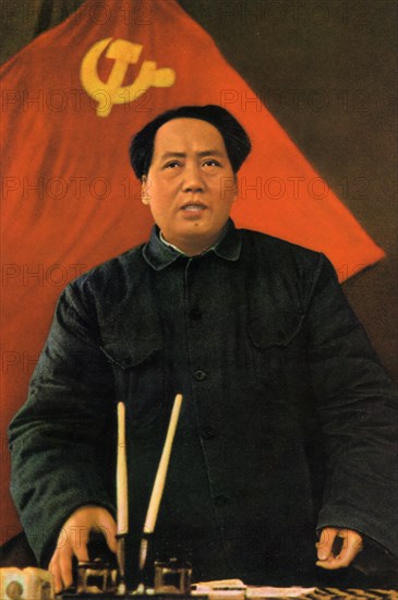 Mao Zedong, Chinese Communist revolutionary and leader, c1950s-c1960s(?). Artist: Unknown