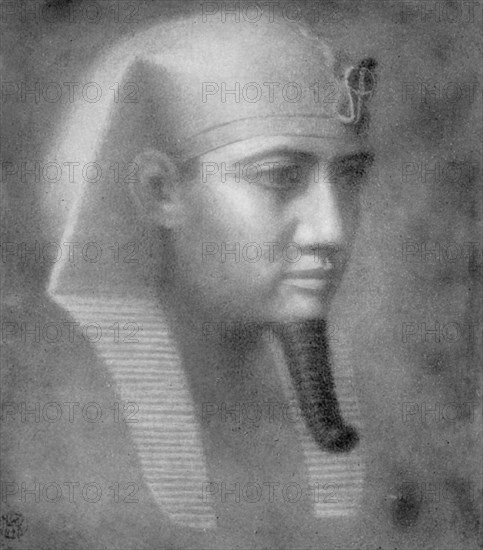 Khafre, Ancient Egyptian pharaoh of the 4th dynasty, 26th-25th century BC (1926). Artist: Winifred Mabel Brunton