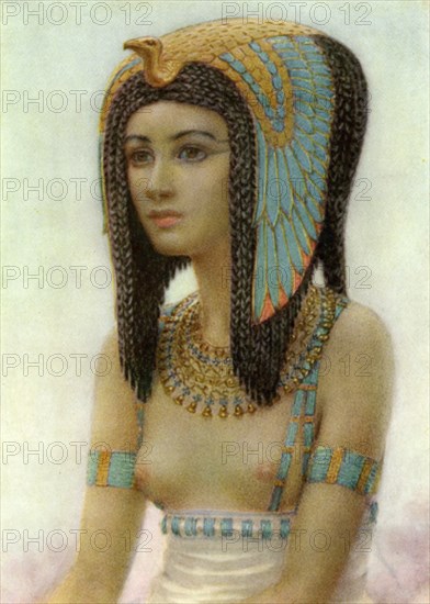 Tetisheri, Ancient Egyptian queen of the 17th dynasty, 16th century BC (1926).  Artist: Winifred Mabel Brunton