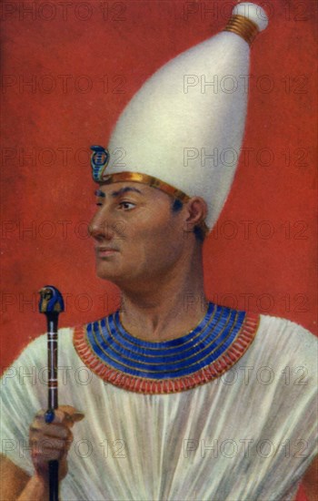 Thutmosis III, Ancient Egyptian pharaoh of the 18th dynasty, 15th century BC (1926). Artist: Winifred Mabel Brunton