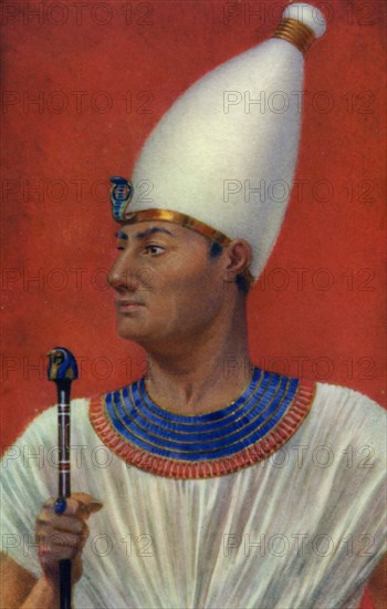 Thutmosis III, Ancient Egyptian pharaoh of the 18th dynasty, 15th century BC (1926).  Artist: Winifred Mabel Brunton